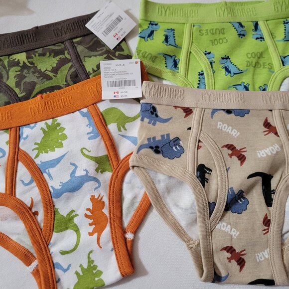 Gymboree NWT size 3-4 boys Underwear. 3 pair from 2012, 1 from 2013. Located A20 - Picture 1 of 3